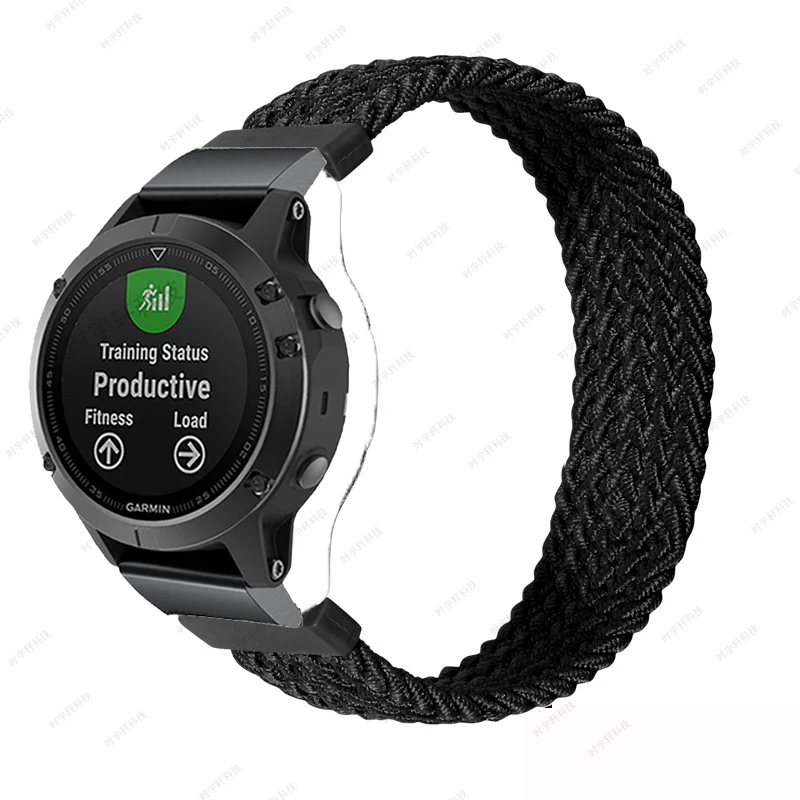 For Garmin Fenix 6X/Fenix 5X 3 3HR 26mm 