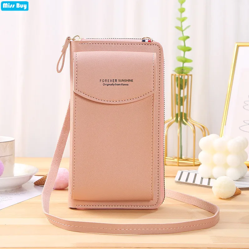  Phone Bag Touch Screen PU Leather Crossbody Bag, Universal  Phone Wallet Pouch Shoulder bag for iPhone Xs Max XR X 8 7 Plus,Samsung  Galaxy S8 S9 Plus Note 8, S10 Lite