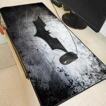 

XGZ My Favorite Batman Logo Keyboard Gaming Large Locking Edge Waterproof MousePads Durable Rubber Mouse Mat Pad for CSGO DOTA