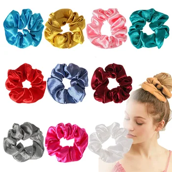 

1PC Leopard Print Floral Pattern Elastic Hair Bands Scrunchy Hair Tie Ropes Ponytail Holder Hair Ring Headress Hair Accessories