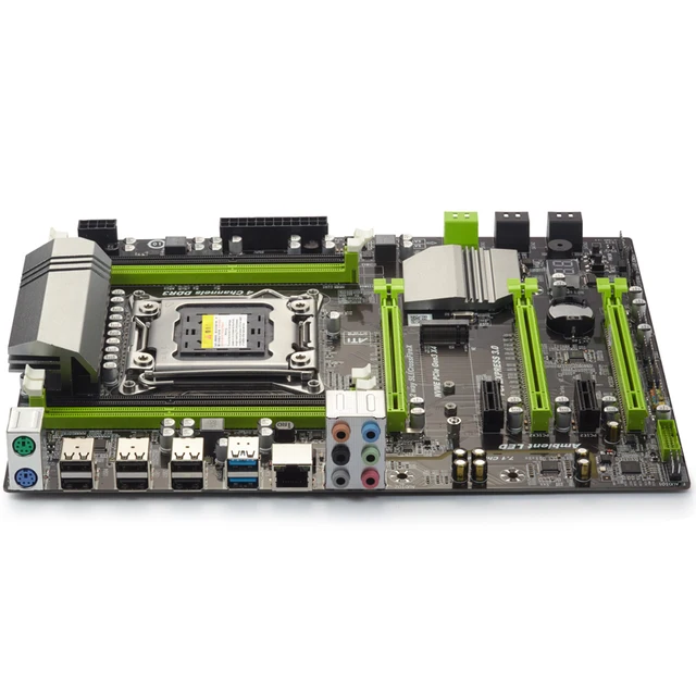 Atermiter X79 Turbo Motherboard LGA2011 ATX USB 3,0 SATA3 PCI-E NVME M.2 SSD Unterstützung REG ECC Speicher Und Xeon E5 prozessor 6