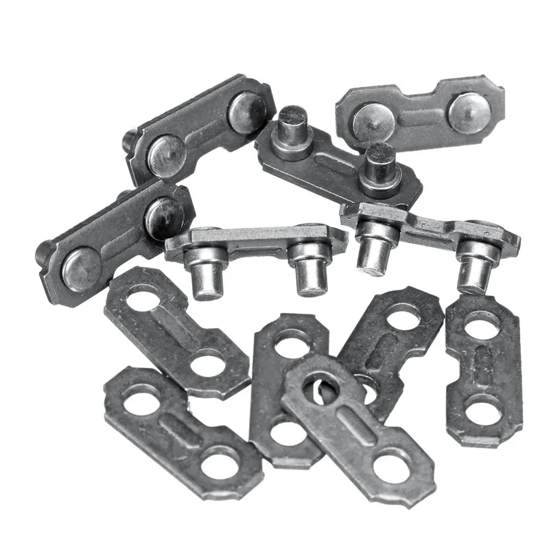 

6Pcs Stainless Steel Chainsaw Chain Joiner Link Chain Joint For Joinning 3/8 .063 Chains For Woodworking Chainsaw Parts