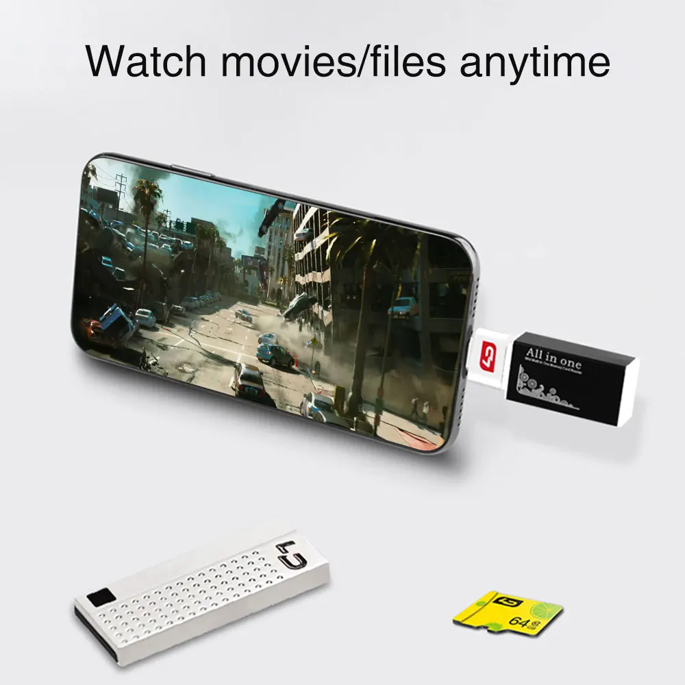 Маленький кардридер USB Micro OTG адаптер смарт-карт памяти портативный адаптер USB2.0 адаптер USB2.0 адаптер Plug And Play