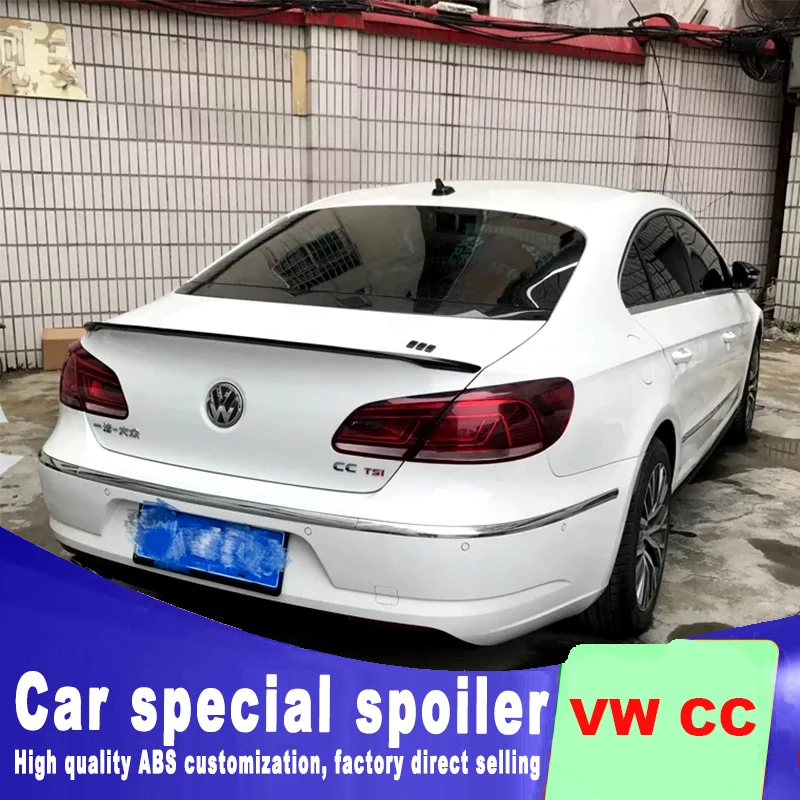 Новый дизайн для Volkswagen VW CC от 2009 до 2017 задний спойлер с крыльями багажника