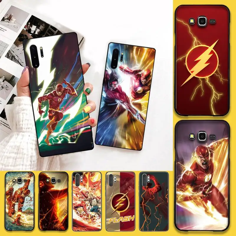 HPCHCJHM Flash barry allen Новое поступление черный чехол для сотового телефона Samsung Galaxy J7 J8 J6