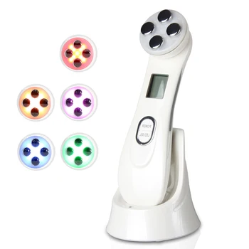 

RF Radio Frequency Thermage Face Lifting device 5 in 1 LED Photon Galvanic Spa EMS Mesotherapy Electroporation Facial Massager