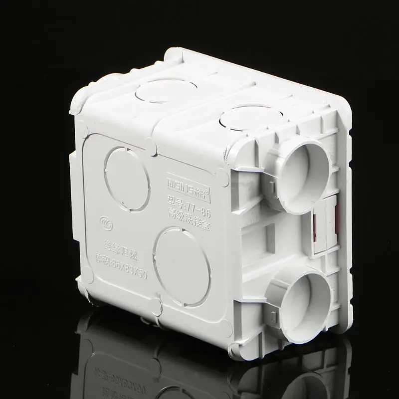 

86-Type PVC Junction Box Wall Mount Cassette For Switch Socket Base