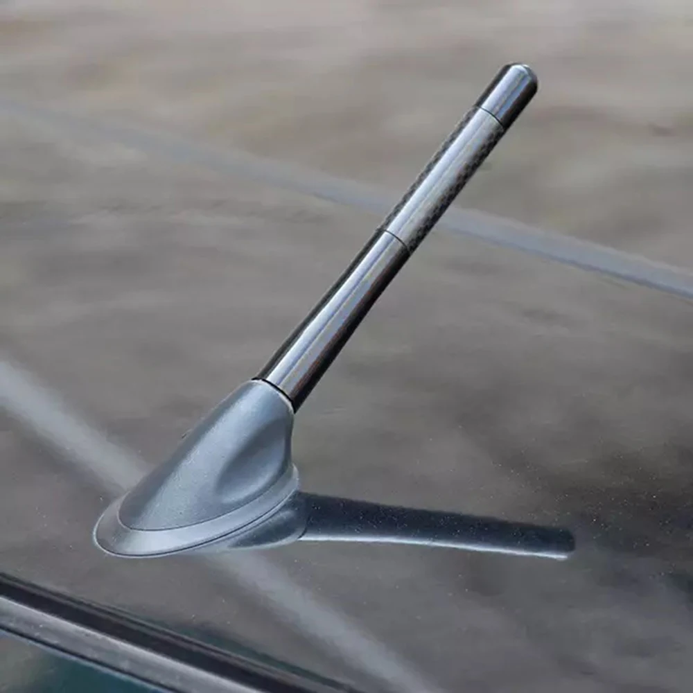 Автомобильный Стайлинг Универсальный углеродное волокно алюминий 4," винт на коротком автомобильном радио антенна для VW авто аксессуары авто внешние части