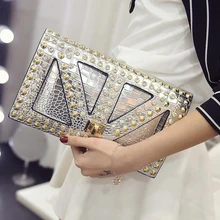 ANNRMYRS женские сумки известных дизайнеров из искусственной кожи, клатч на день, черная сумка с черепом в стиле панк, сумка через плечо с бриллиантами