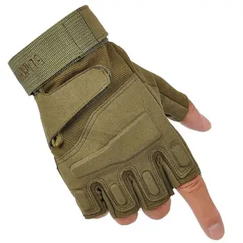

Brand New Outdoor Winter Windproof Sports Fingerless Military Tactical Hunting Riding Gloves