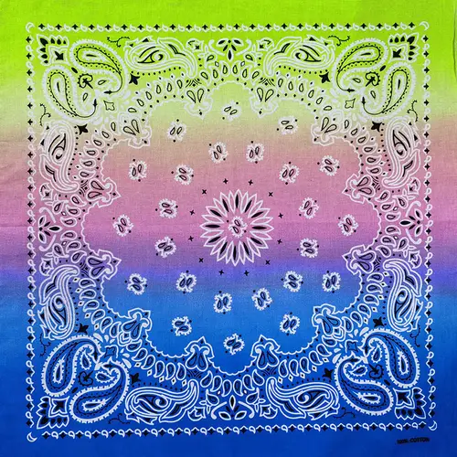 New Fashion Hip Hop 100% Cotton Bandana Square Scarf 55cm*55cm Black Red Paisley Headband Printed For Women/Men/Boys/Girls - Image 13