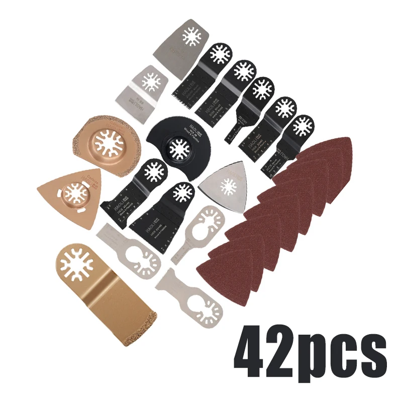 

42pcs/ Set Multi-function Precision Bi-metal Oscillating Tool Accessories