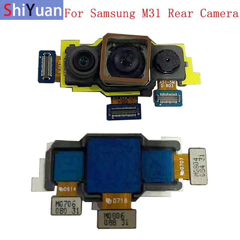 

Back Rear Front Camera Flex Cable For Samsung M31 M315F Main Big Small Camera Module Repair Parts