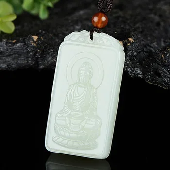 

Natural Xinjiang Hetian Jade Pendant
