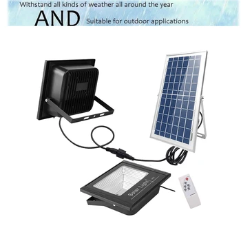 

Solar Lights Outdoor 120/100 LED Waterproof Motion Sensor Security Light Detachable Design Wall Light for Driveway Garden 3 mode