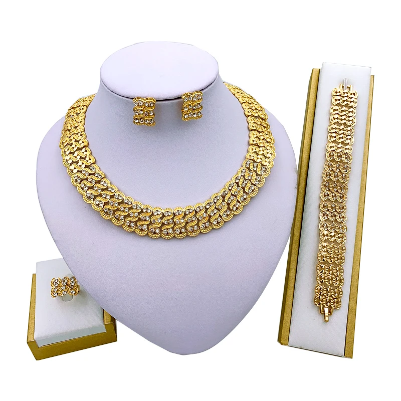 Fashion Dubai Women Jewelry Big Round 