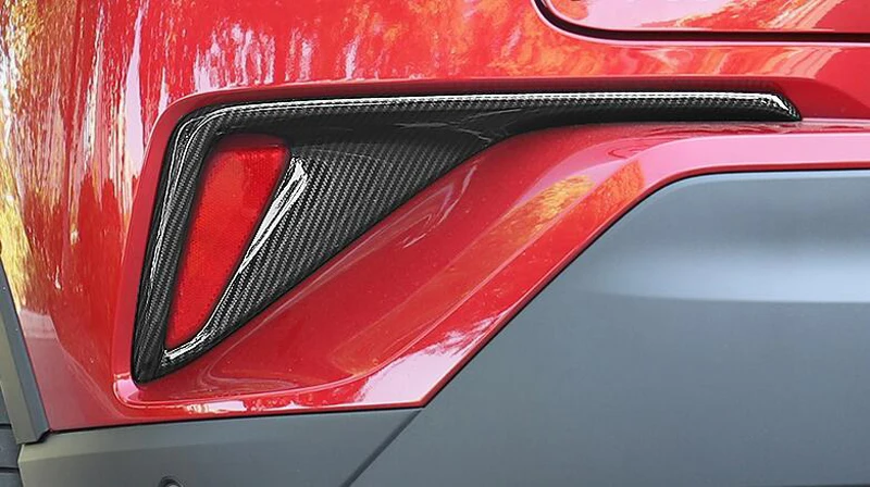 Для Toyota C-HR CHR IZOA(AX10), автомобильные аксессуары, задний отражатель, противотуманный светильник, накладка, рамка, Стайлинг, гарнир