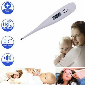 

Oral Underarm Digital Electronic LCD Thermometer Body Temperature Measuring Tools for Baby Adults