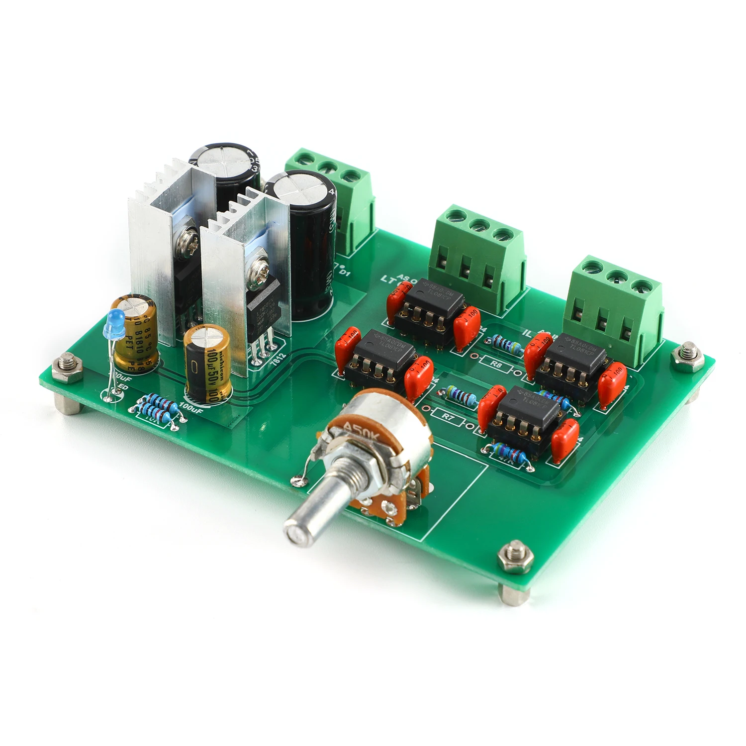 

Hifi 4pcs TL081 opamp preamplifier board/kit base on Musical Fidelity A1 preamp circuit