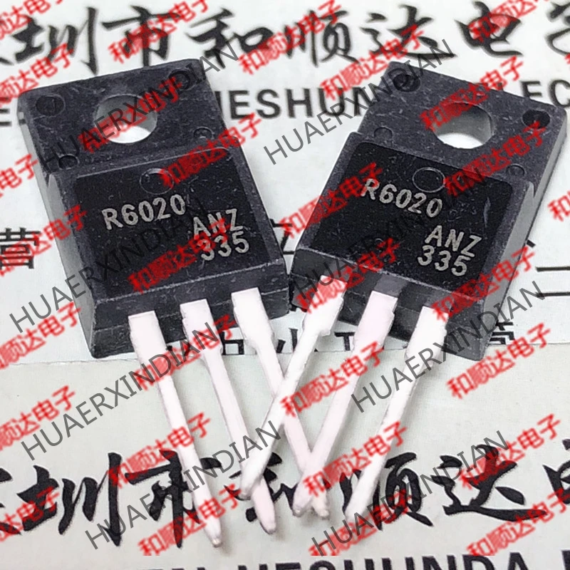 5 шт., новые оригинальные кнопки R6020ANZ TO-220F 600V 20A