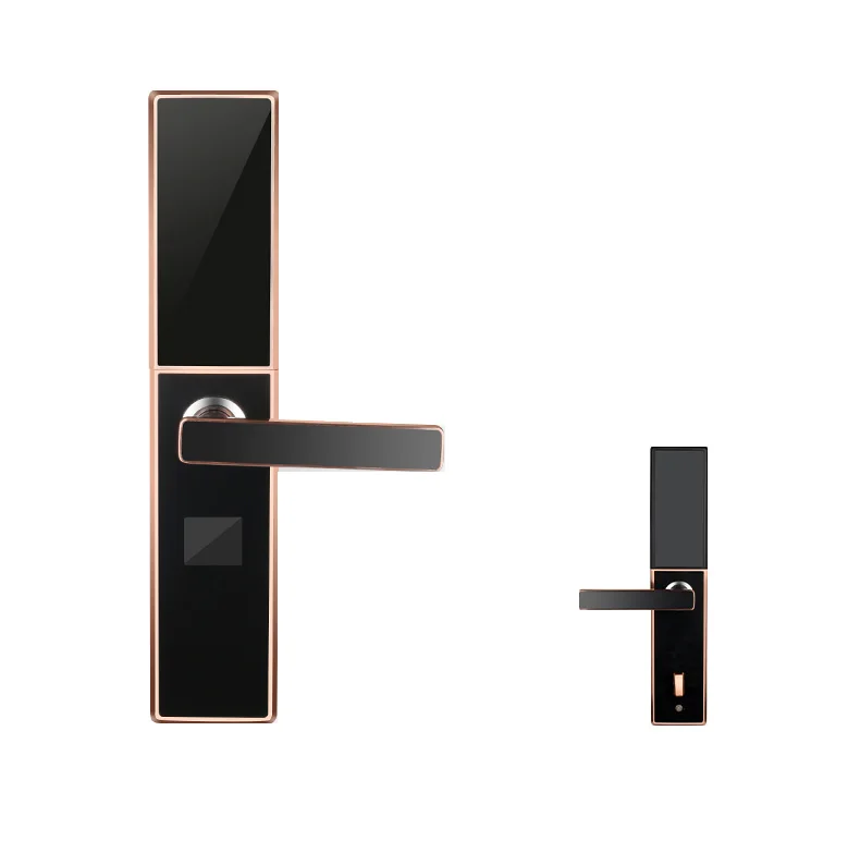 

Electronic Biometric Home Door Lock Fingerprint +Password + Card + Mechanical Keys Handle Door Lock