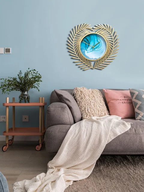 $US $99.65 Nordic Creative Wall Clock Iron Silent Luxury Art Minimalist Quartz Wall Clock Personality Relogio Parede Home Decorative DG50WC