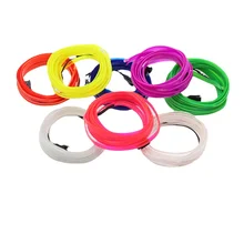 

Hot Sale 1M/2M/3M/5M Car Interior Lighting LED Strip Decoration Garland Wire Rope Tube Line flexible Neon Light With USB Drive