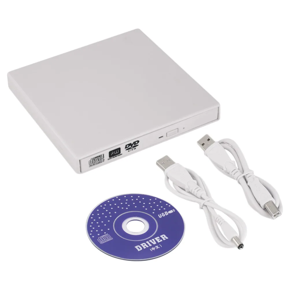 Черный USB 2,0 внешний CD+-RW DVD+-RW DVD-RAM горелка привод писатель для портативных ПК