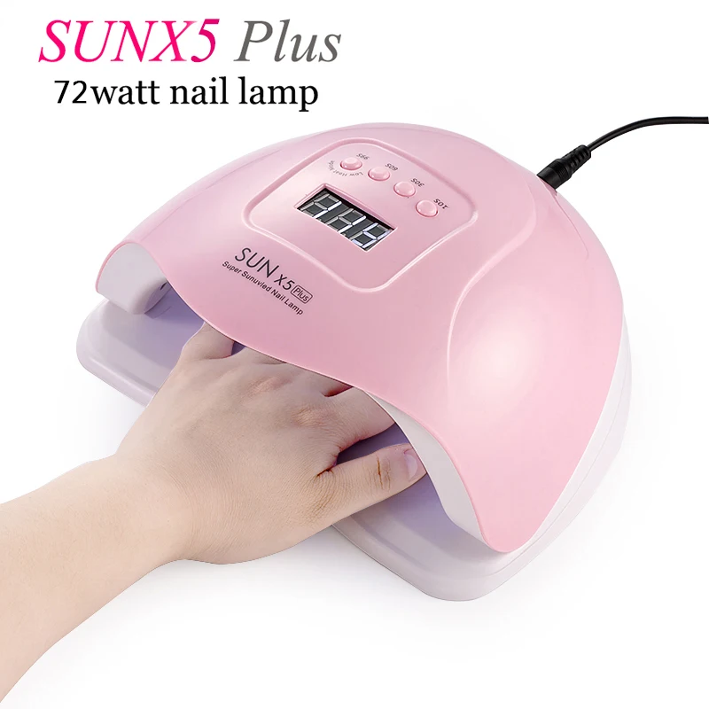 Profession Lamp For Manicure Ice Nail Lamp Uv Lamp Nail Dryer 72w 36