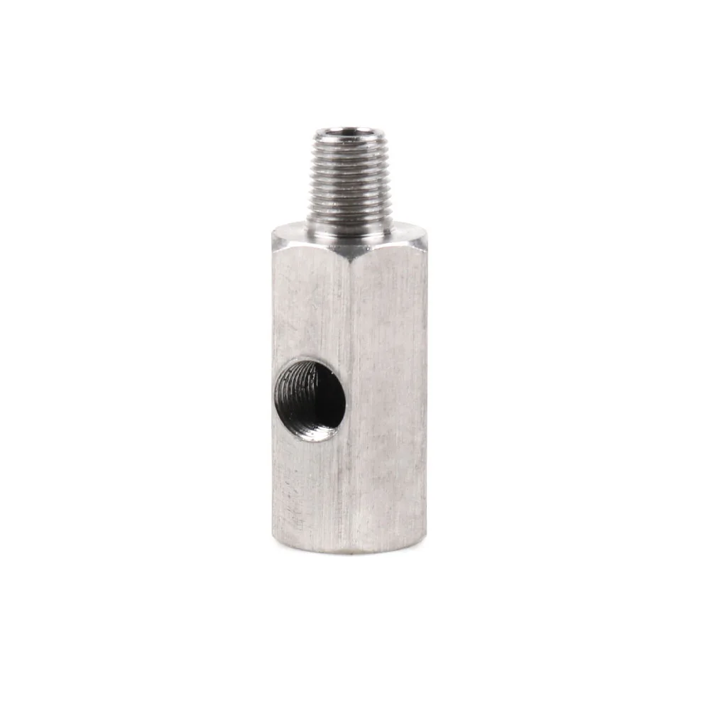 Oil Pressure Sensor Connector Stainless Steel 1/8'' BSPT to NPT Adapter