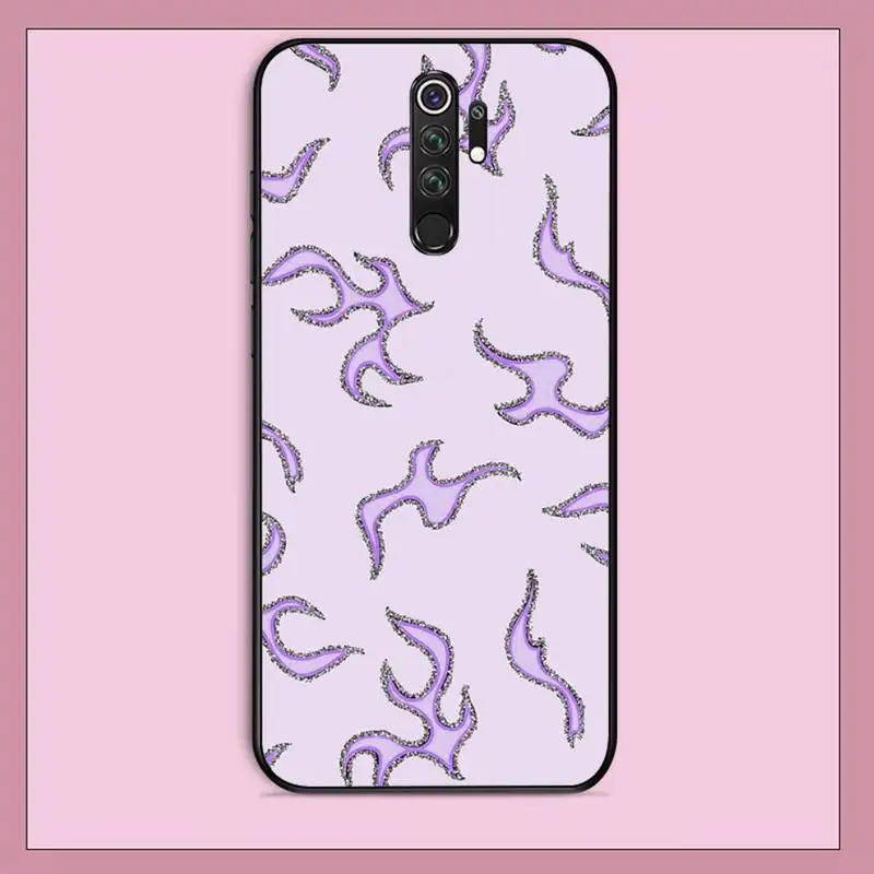 xiaomi leather case chain FHNBLJ Fashion Flame Fire Print Fundas Painted Phone Case for RedMi note 9 4 5 6 7 5a 8 9 pro max 4X 5A 8T best phone cases for xiaomi