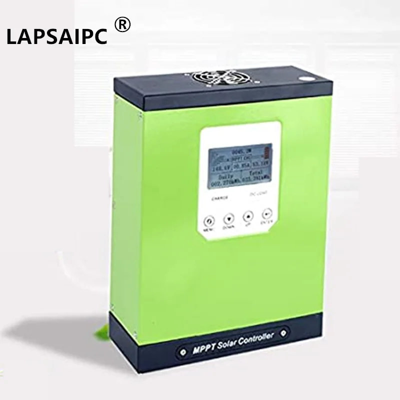 

Контроллер солнечного зарядного устройства Lapsaipc 60A MPPT 12 В 24 в 48 в, автоматическое распознавание, фотогальванический контроллер, ЖК-дисплей