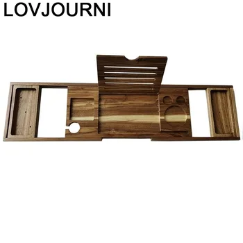 

Aufbewahrung Badewanne Holder Vassoi Vasca for Book Accessoires Tub Tray Bathtub Accessories Plateau Baignoire Bath Rack
