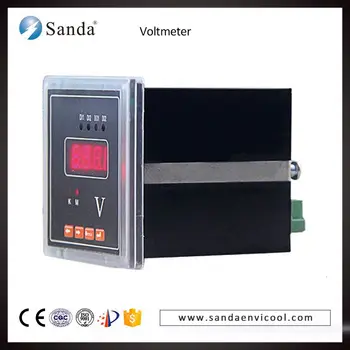 

Red LED Panel Meter Mini digital ac voltmeter and ammeter