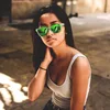 DOKLY Unisex Clear Frame Green Lens Sunglasses Mirror Oculos Sun Glasses Gafas De Sol Fashion Sunglasses Women Eyewear 4