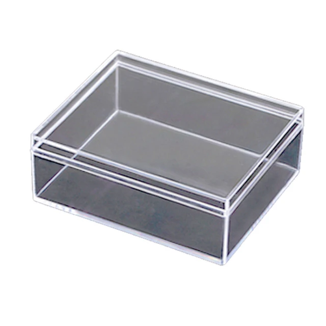 Transparent Plastic Box Storage Collections Product Packaging Box Dressing  Case Mini Case Out Size 13.2*7.7*3cm - Storage Boxes & Bins - AliExpress