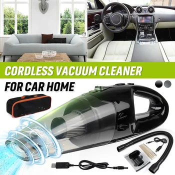 

120W 5500PA Cordless Portable Handheld Vacuum Cleaner Wireless Dust Catcher 12V Rechargeable Wet Dry LED For Car Home Pet Hair