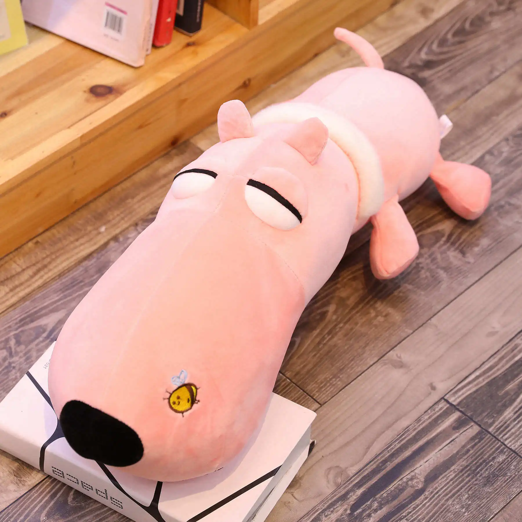 Animal dog cat elephant Sweet Plush Toy Soft Cartoon Stuffed Doll Baby Pillow Gift Toys - Цвет: pink
