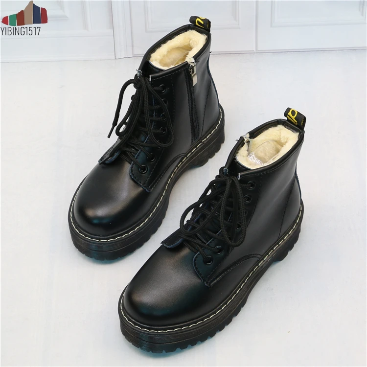 flat platform ankle boots