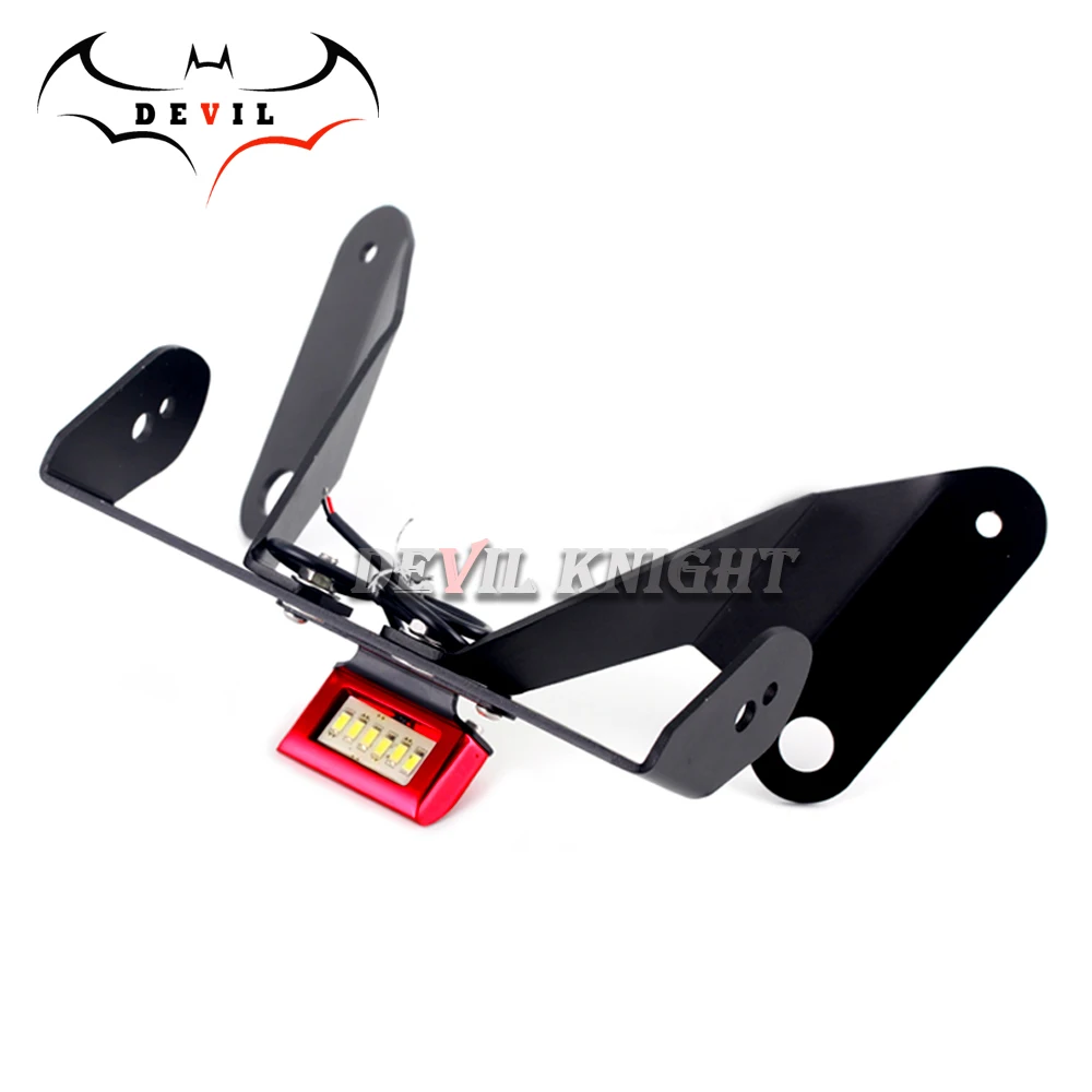Держатель номерного знака Для DUCATI MONSTER 821 1200/S/R- 17 16 15 мотоцикл ХВОСТ Tidy Fender Eliminator светодиодный свет