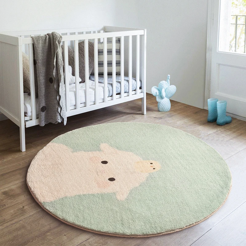 mint rug for nursery