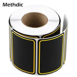 500Pcs/roll Self Adhesive Blackboard Labels Kitchen Spice Cans Jar Bottle Tags sticker