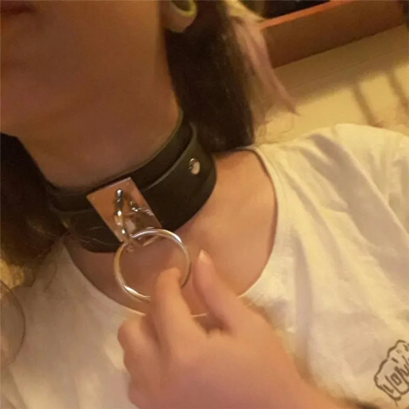 Fullyoung женский новый воротник из искусственной кожи широкий шейный ремешок