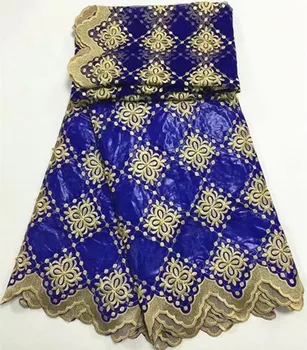 

african lace fabric bazin riche getzner nigerian lace fabrics 2+5yard bazin broder african french lace fabric dubai lace PL-E146