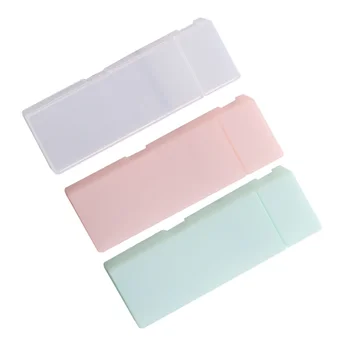 

3Pcs Pen Storage Holder Pen Case Pencil Box Stationery Translucent Frosted for Office Home Kid Adult