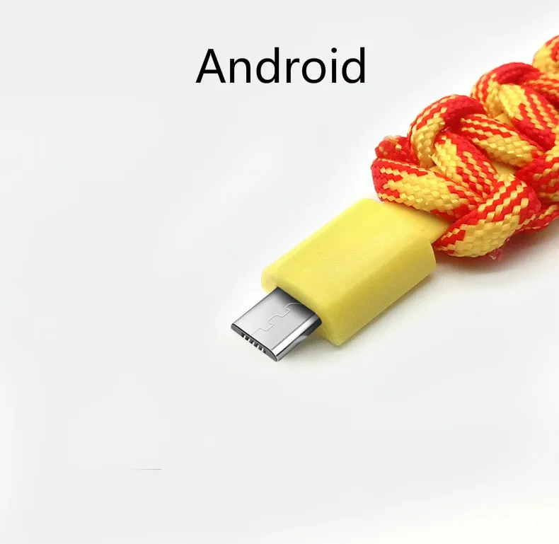 Плетеный браслет популярный стиль для Android, Apple type-c кабель передачи данных телефона простые и элегантные темпераментные аксессуары высшего класса