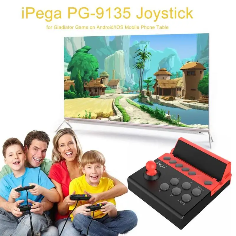 IPega Pg-9135 Bluetooth геймпад беспроводной игровой контроллер для Android/IOS мобильный телефон планшет аналоговый ТВ файтинг джойстик