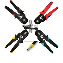 Pince de sertissage de Terminal tubulaire, Mini électricien outils à main HSC8 6 4 0.06 10 mm2 28 7awg ensemble de pinces de haute précision 