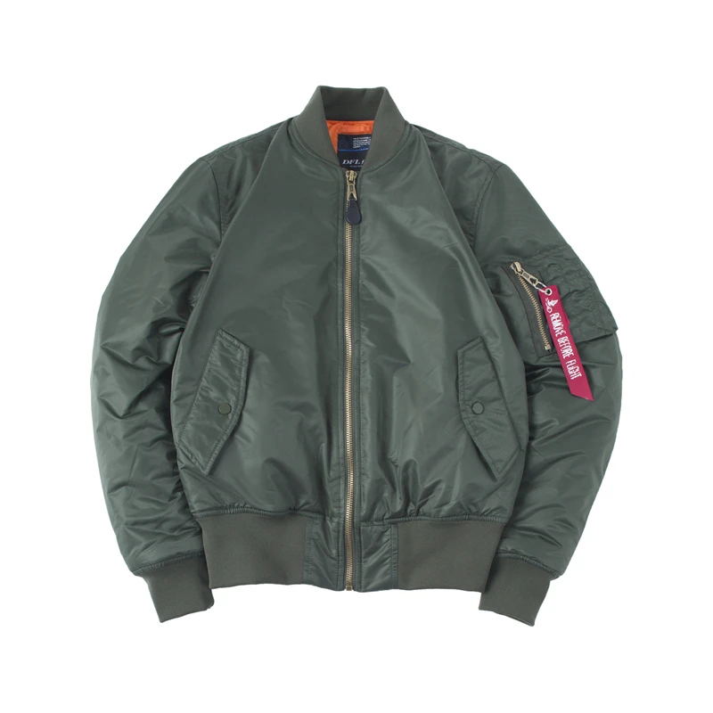Плюс размер US Air Force Pilot Ma1 Bomber Flight Jacket Мужская стеганая куртка в стиле хип хоп