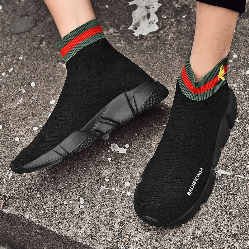

New Style Small Bee Large Size 47 Couples Casual Shoes Teenager Foot Covering wa zi xie Korean-style-Style Athletic Shoes